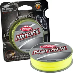 Berkley NanoFil 50m Uni-Filament -kuitusiima, Hi-Vis Chartreuse