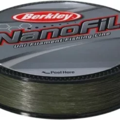 Berkley NanoFil 125m Uni-Filament -kuitusiima, Lo-Vis Green