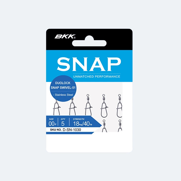 BKK DUOLOCK SNAP SWIVEL-51 3 BKK DUOLOCK SNAP SWIVEL-51
