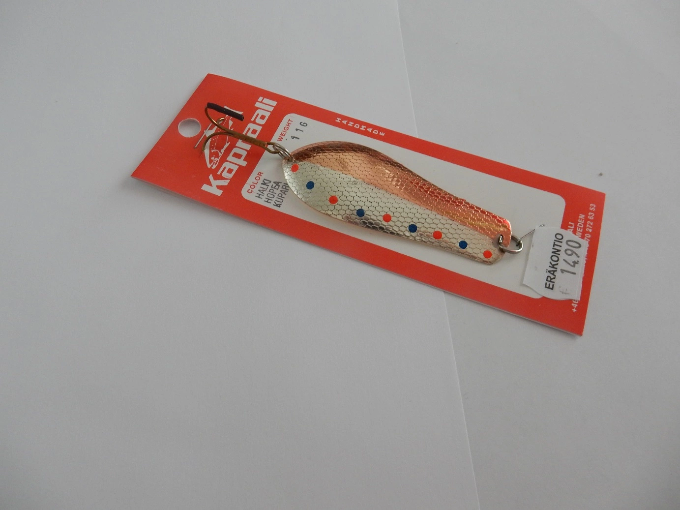 Kapraali,Malli:7 11g,väri:Halki Hopea/Kupari 3 Kapraali,Malli:7 11g,väri:Halki Hopea/Kupari - Image 2