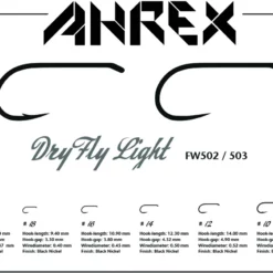 Ahrex FW502 – DRY FLY LIGHT -perhokoukut -Talvikalastus Myyntikauppa FW 502 503