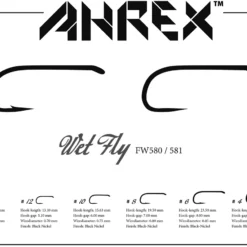 Ahrex FW581 – WET FLY -perhokoukut -Talvikalastus Myyntikauppa FW 580 581