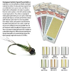 Hemingway’s SYNTHETIC TAPERED PEACOCK QUILL