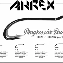 Ahrex HR420G – PROGRESSIVE DOUBLE -2-h-lohiperhokoukut -Talvikalastus Myyntikauppa HR 420 1