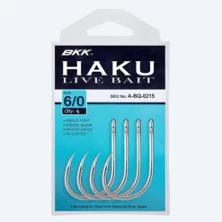 BKK HAKU Livebait Saltwater Hook