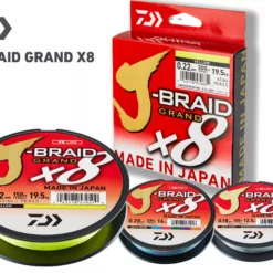 Daiwa J-BRAID X8 GRAND -kuitusiima, Keltainen