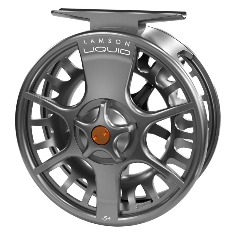 Waterworks-Lamson Liquid 5+ Reel Smoke 4 Waterworks-Lamson Liquid 5+ Reel Smoke - Image 2