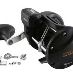 Okuma Magda MA30DT Counter -hyrräkela Valmiiksi Puolatulla Okuma Platinum 0.45mm Siimalla