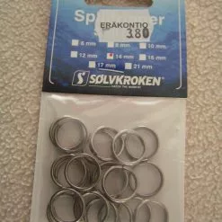 Solvkroken Uistinrenkaat,koko:14mm