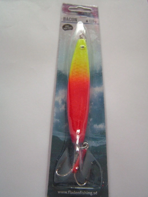 Fladen Bacon 135g -meripilkki, Kelta-punainen 3 Fladen Bacon 135g -meripilkki, Kelta-punainen