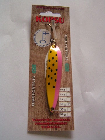 Kopsu Lohi -lusikka, 28g, Väri:007 3 Kopsu Lohi -lusikka, 28g, Väri:007