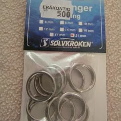 Solvkroken Uistinrenkaat,koko:21mm