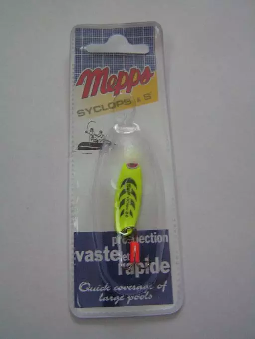 Mepps Syclops -lusikka, Koko:00,väri:Keltainen 3 Mepps Syclops -lusikka, Koko:00,väri:Keltainen