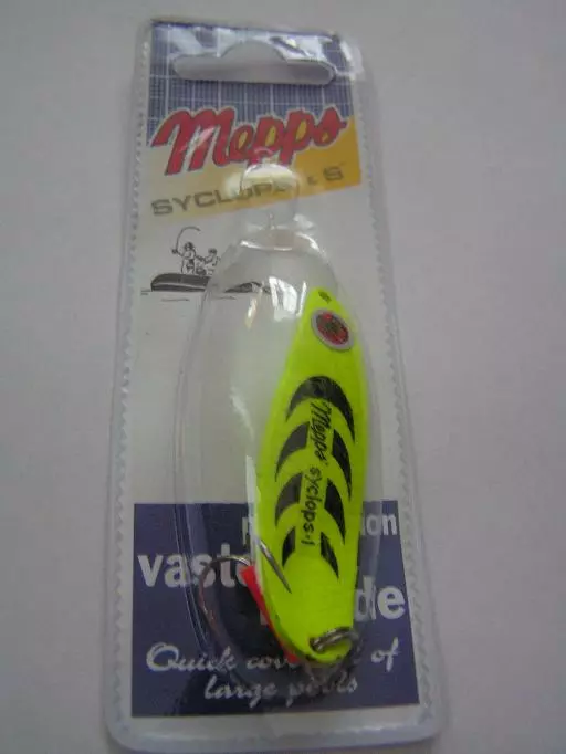 Mepps Syclops -lusikka, Koko:1,väri:Keltainen 3 Mepps Syclops -lusikka, Koko:1,väri:Keltainen