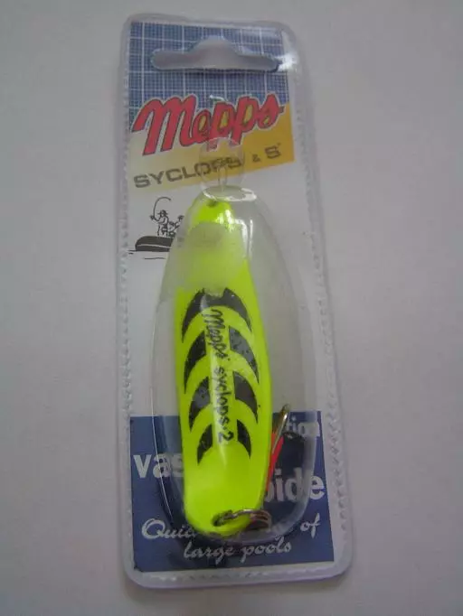 Mepps Syclops -lusikka, Koko:2,väri:Keltainen 3 Mepps Syclops -lusikka, Koko:2,väri:Keltainen