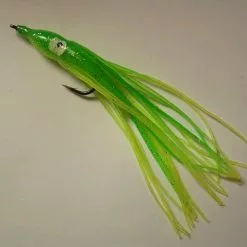 Octopus-jigi 13cm, Väri:Kelta-vihreä