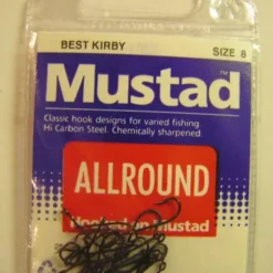 Mustad 3135 -onkikoukut, Koko:8