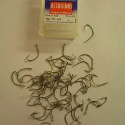 Mustad 37140 Mutkakoukku,koko:10, 50kpl