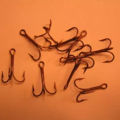 Mustad 7228 3-haarakoukku,10kpl