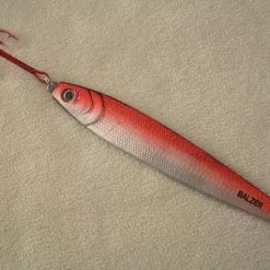 Balzer Dorsch Magnet 250g -meripilkki,väri:Puna-Hopea