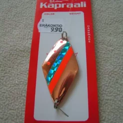 Kapraali-rautupilkki 60mm,Malli:8,Kupari,sini-puna-raita