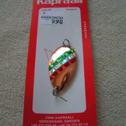 Kapraali-rautupilkki 45mm,Malli:0,Kupari,vihreä/hopea/puna-raita