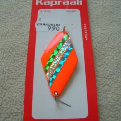 Kapraali-rautupilkki 60mm,Malli:8,Puna-Hopea