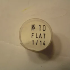 Veniard Litteä Metallitinseli, Koko:10, Hopea.