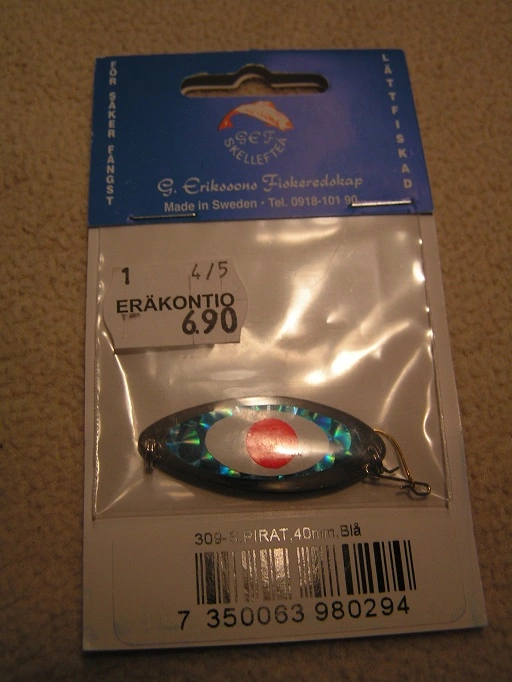 G.Erikssons Pirat 40mm,väri:Hopea 3 G.Erikssons Pirat 40mm,väri:Hopea