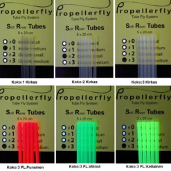 Propellerfly Soft River Tubes 7 Propellerfly Soft River Tubes -Talvikalastus Myyntikauppa PROPFLSORITU