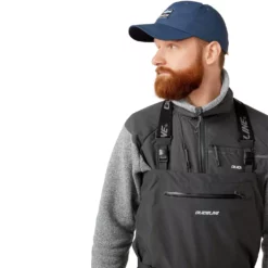 Guideline HD Sonic Wader -kahluuhousut, Graphite/Charcoal -Talvikalastus Myyntikauppa SONICWADERS8