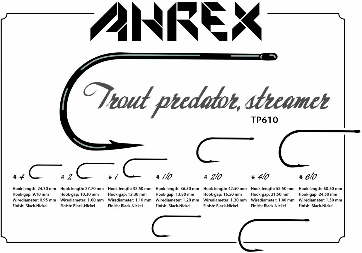 Ahrex TP610 – TROUT PREDATOR STREAMER -perhokoukut 5 Ahrex TP610 – TROUT PREDATOR STREAMER -perhokoukut - Image 3
