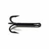 Esmond Drury Treble Salmon Hooks, Musta