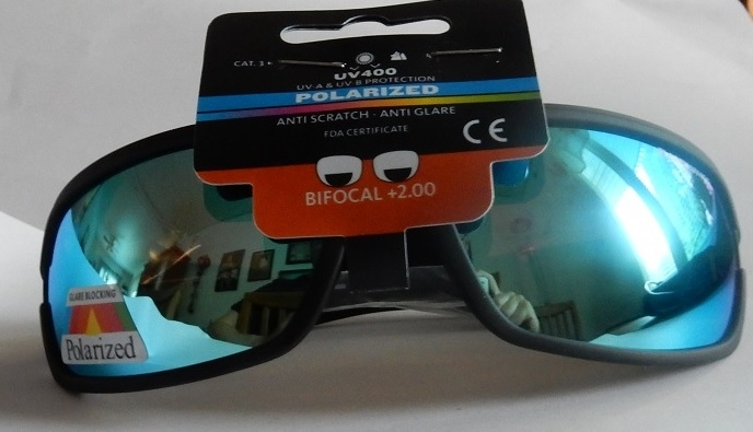 Fladen Blue Mirror -aurinkolasit, +2.00 3 Fladen Blue Mirror -aurinkolasit, +2.00