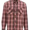 Gallatin Flanel Paita. Väri: Garnet Plaid. -Talvikalastus Myyntikauppa gallatin flanelli garned plaid 1
