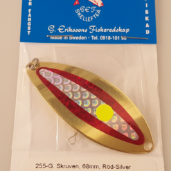 G.Erikssons Skruven 68mm,väri:Kulta/Puna-Hopea