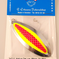 G.Erikssons Kaitum DeLuxe 68mm,väri:Hopea/Kelta-Punainen