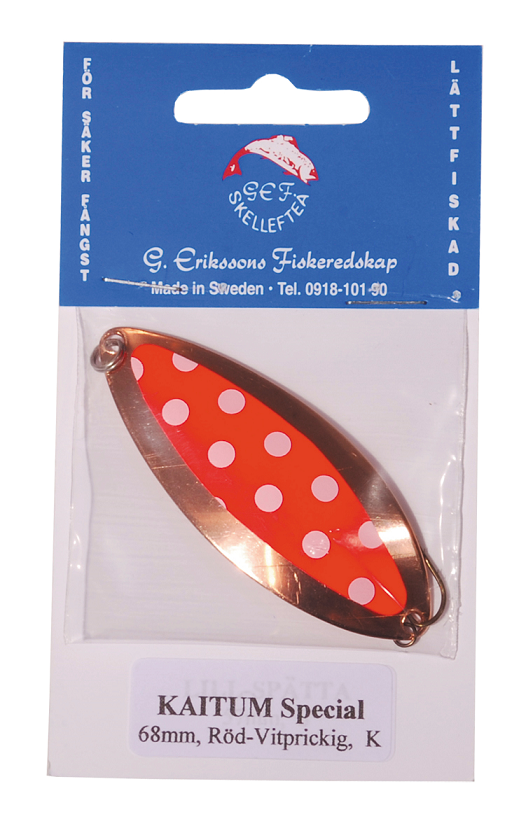 G.Erikssons Kaitum Special 68mm,väri:Kupari/Punainen/Valk.pistee 3 G.Erikssons Kaitum Special 68mm,väri:Kupari/Punainen/Valk.pistee