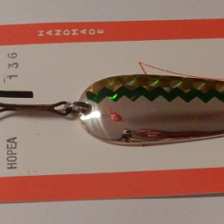 Kapraali,Malli:33 13g,Väri:Hopea, Vihreä-kulta Raidalla