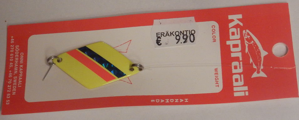 Kapraali-rautupilkki 45mm,Malli:7,Kelta-Kupari 3 Kapraali-rautupilkki 45mm,Malli:7,Kelta-Kupari