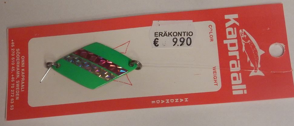 Kapraali-rautupilkki 45mm,Malli:7,Vihreä-Kupari 3 Kapraali-rautupilkki 45mm,Malli:7,Vihreä-Kupari