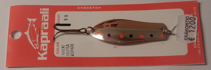 Kapraali,Malli:99 6.6g,Väri:Halki Hopea/Kupari 3 Kapraali,Malli:99 6.6g,Väri:Halki Hopea/Kupari