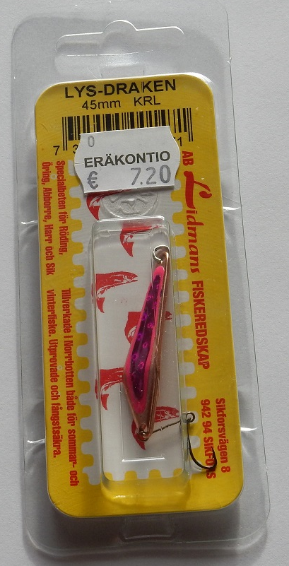 Lindmans Lys-Draken 45mm,väri:KRL 3 Lindmans Lys-Draken 45mm,väri:KRL