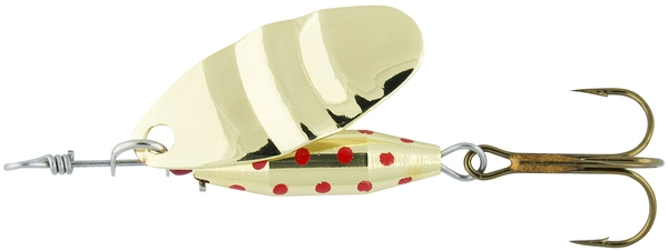 Abu Garcia Reflex Arctic 7g -lippauistin, Väri:Gold 3 Abu Garcia Reflex Arctic 7g -lippauistin, Väri:Gold