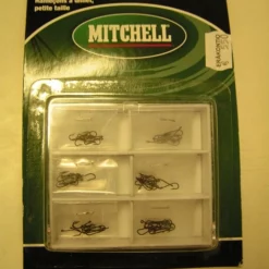 Mitchell Small Black Kirby Hooks -onkikoukut