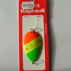 Kapraali-rautupilkki 55mm,Malli:1, Oranssi-Kelta-Vihreä