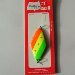 Kapraali-rautupilkki 60mm,Malli:8, Oranssi-Kelta-Vihreä