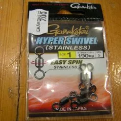 Gamakatsu Hyper Swivel -kuulalaakeroitu Leikari