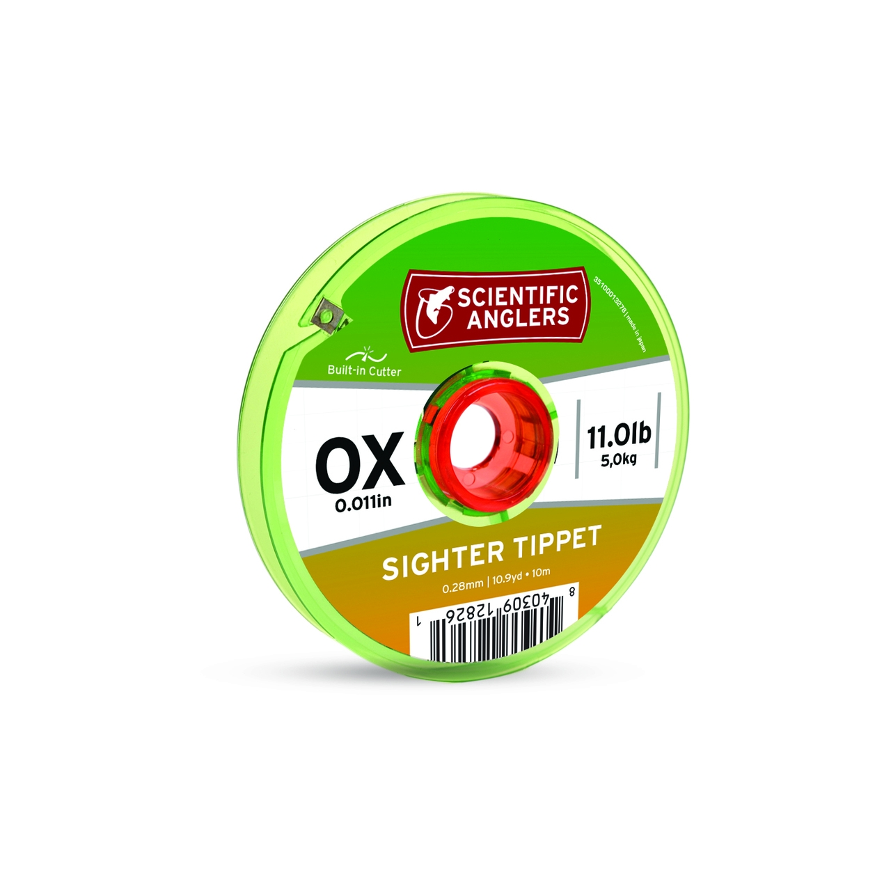 Scientific Anglers Tri-Color Sighter Tippet – 0X (0,28 Mm) Green/White/Orange 3 Scientific Anglers Tri-Color Sighter Tippet – 0X (0,28 Mm) Green/White/Orange