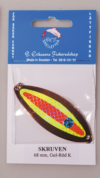 G.Erikssons Skruven 68mm,väri:Kupari/Kelta-Punainen 3 G.Erikssons Skruven 68mm,väri:Kupari/Kelta-Punainen